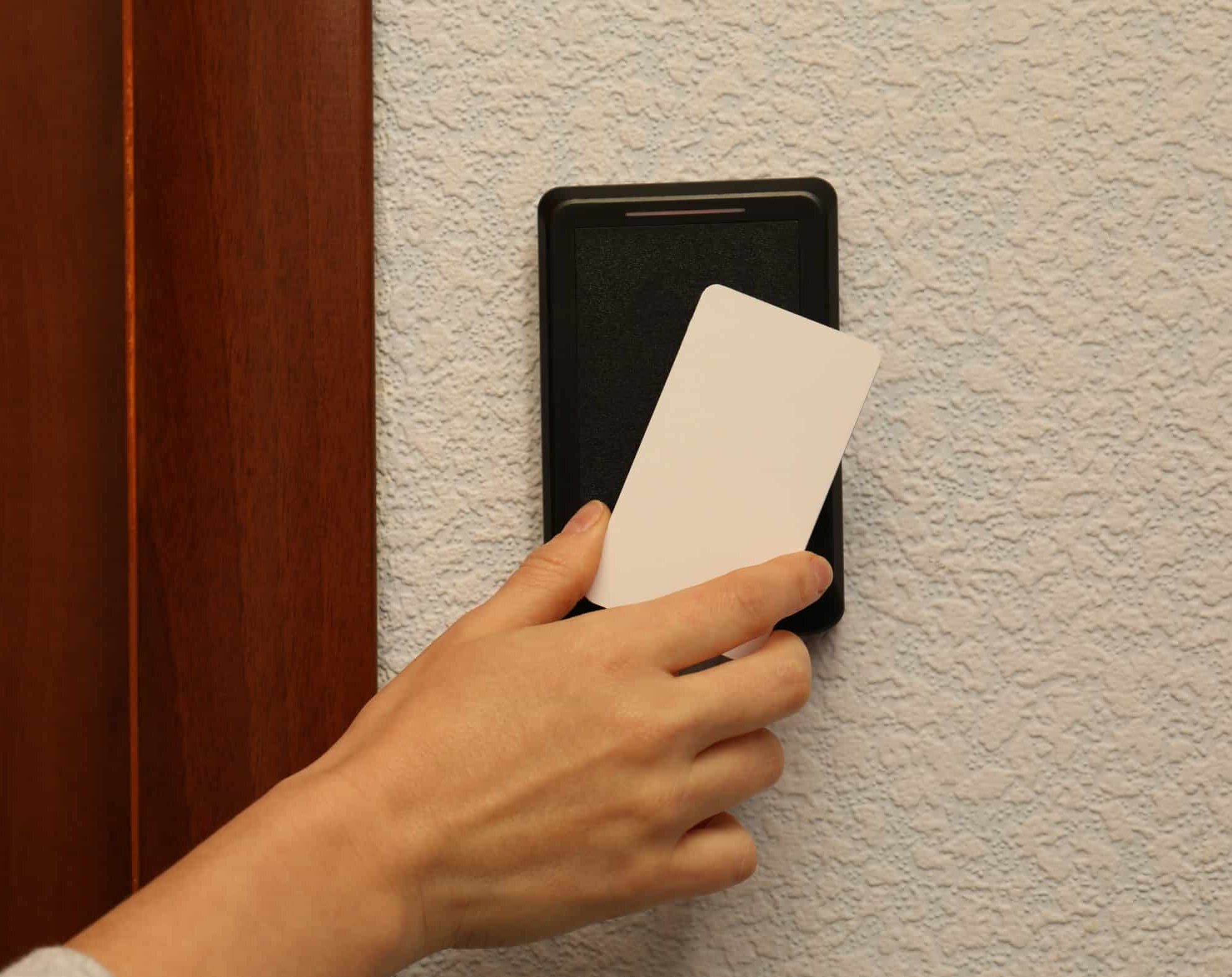 access control system with a key card